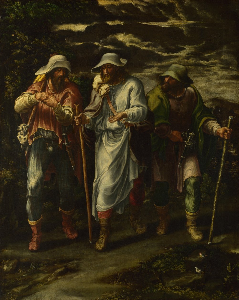 Séta Emmausba, c. 1570 alkotó: Lelio Orsi da Novellara
