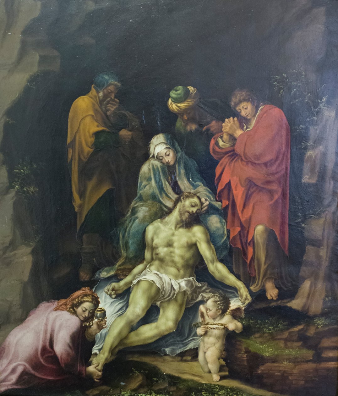 Siralom a halott Krisztus felett alkotó: Lelio Orsi da Novellara