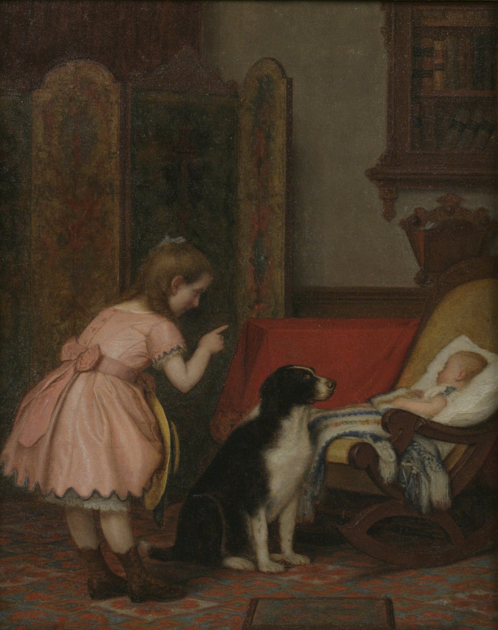 A hivatalban maradt, 1874 alkotó: Lemuel Everett Wilmarth