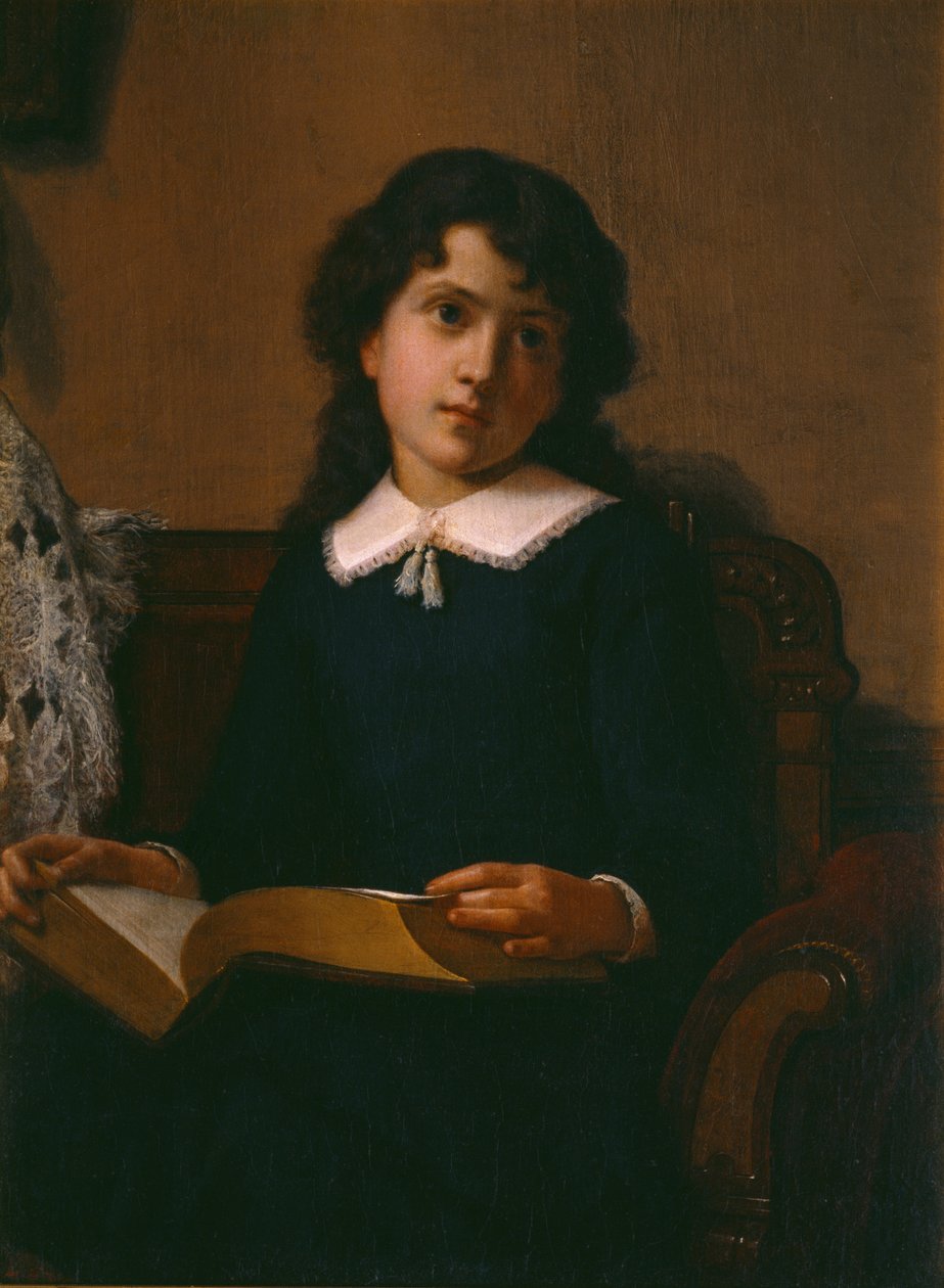 Egy fiatal lány portréja alkotó: Lemuel Everett Wilmarth