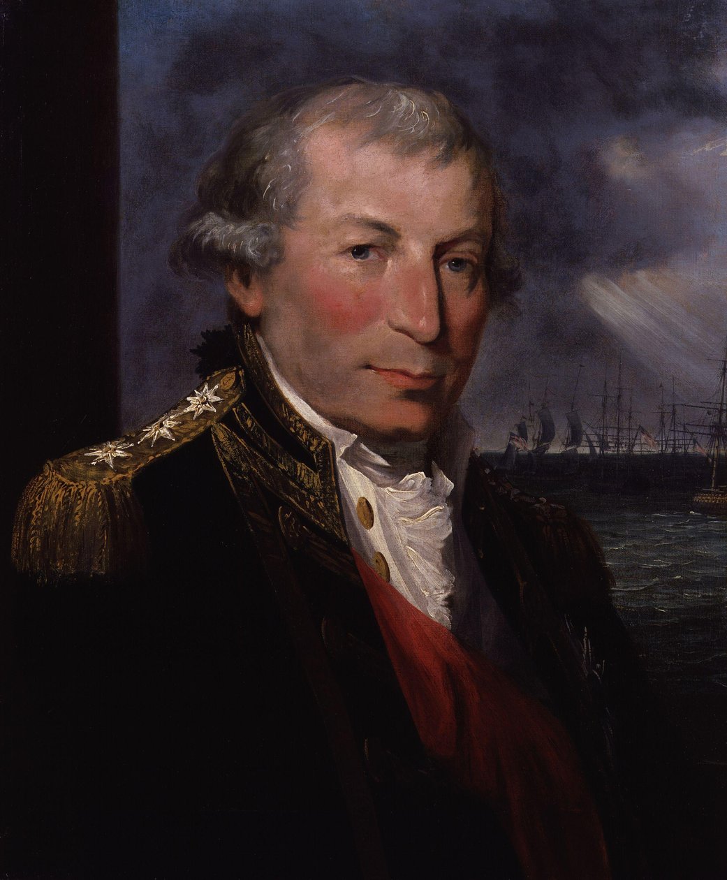John Jervis portréja, 1795 körül alkotó: Lemuel Francis Abbott