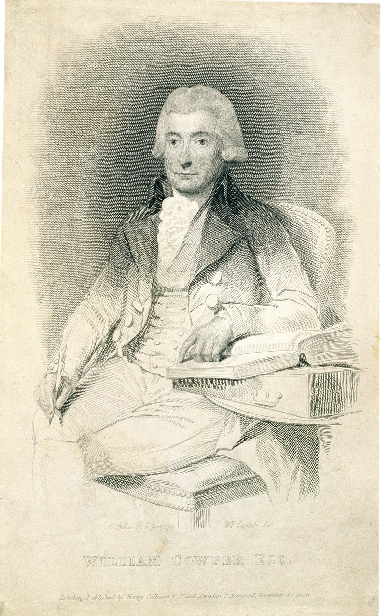 William Cowper (1731-1800), metszett W.C. Edwards, 1823 alkotó: Lemuel Francis Abbott
