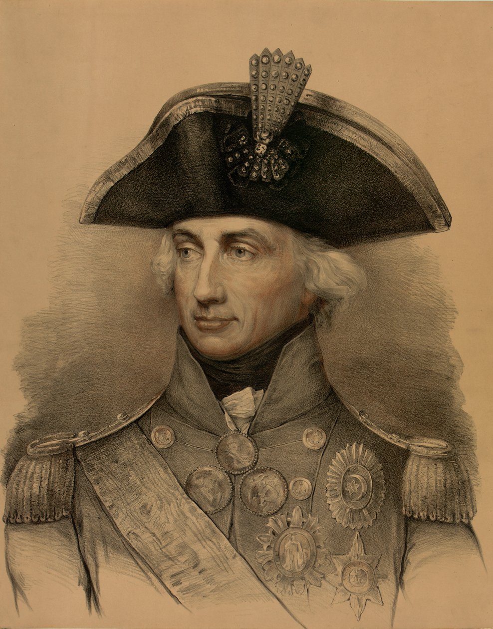 Horatio Nelson ellentengernagy (1758-1805) alkotó: Lemuel Francis (after) Abbott