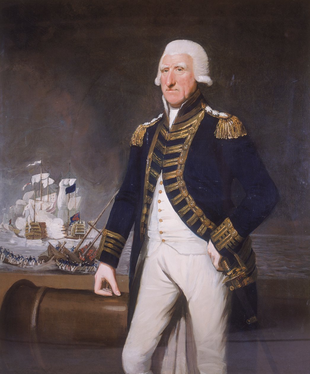 Samuel, Hood első vikomt, 1794 alkotó: Lemuel Francis Abbot