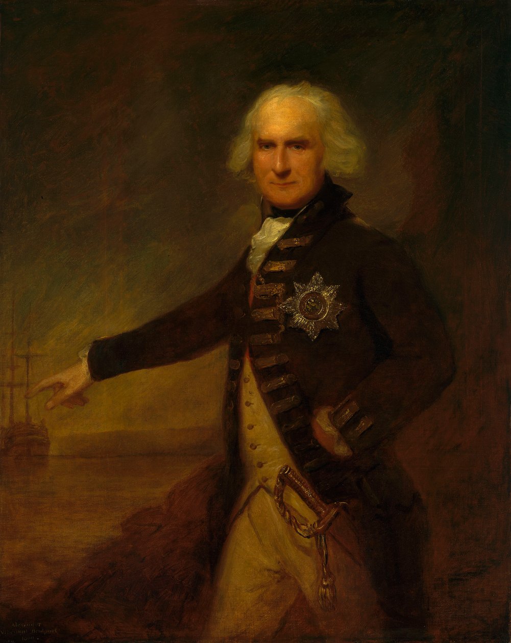 Alexander Hood admirális alkotó: Lemuel Francis Abbott