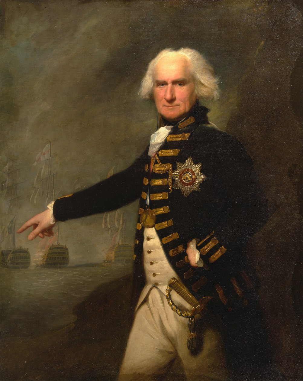 Lord Bridport admirális alkotó: Lemuel Francis Abbott