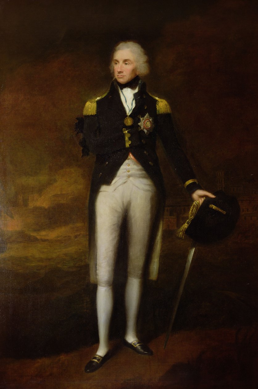 Nelson admirális vikomt (1758-1805) portréja (olaj, vászon) alkotó: Lemuel Francis Abbott
