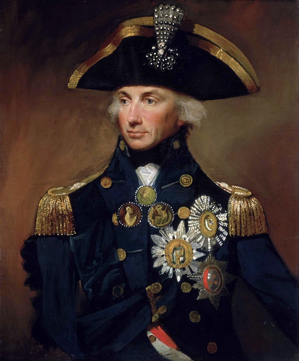 Sir Horatio Nelson ellentengernagy, 1758-1805 alkotó: Lemuel Francis Abbott