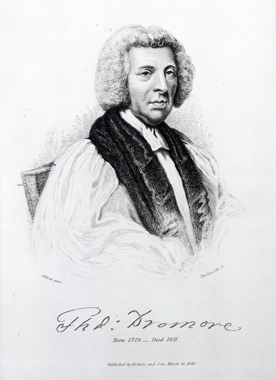 Thomas Percy, Dromore püspöke, John Hawksworth metszete, 1848 alkotó: Lemuel Francis Abbott