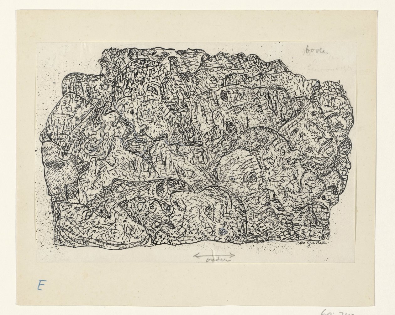 fejek alkotó: Leo Gestel (signed by artist)
