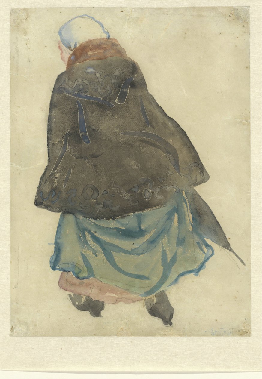 futó nő alkotó: Leo Gestel (signed by artist)