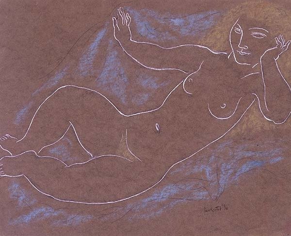 Szőke meztelen alkotó: Leo Gestel