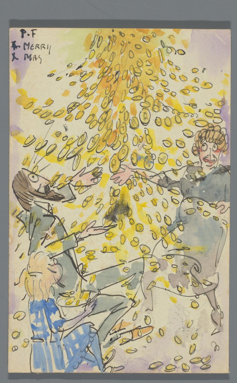 Postkarte an Jan Ponstijn alkotó: Leo Gestel