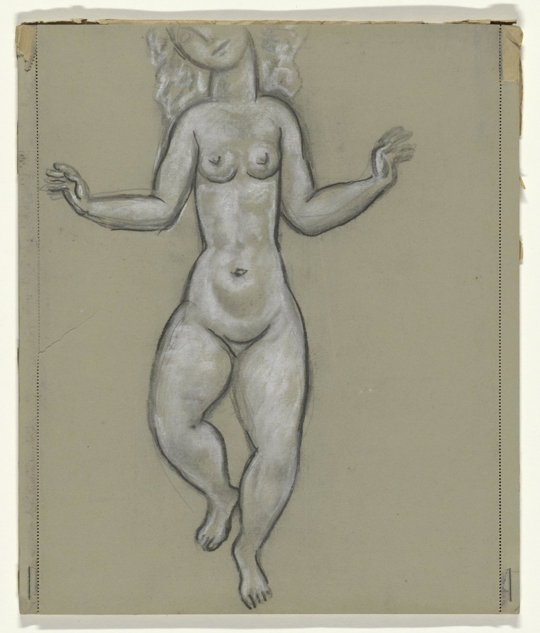 Táncoló meztelen nő alkotó: Leo Gestel