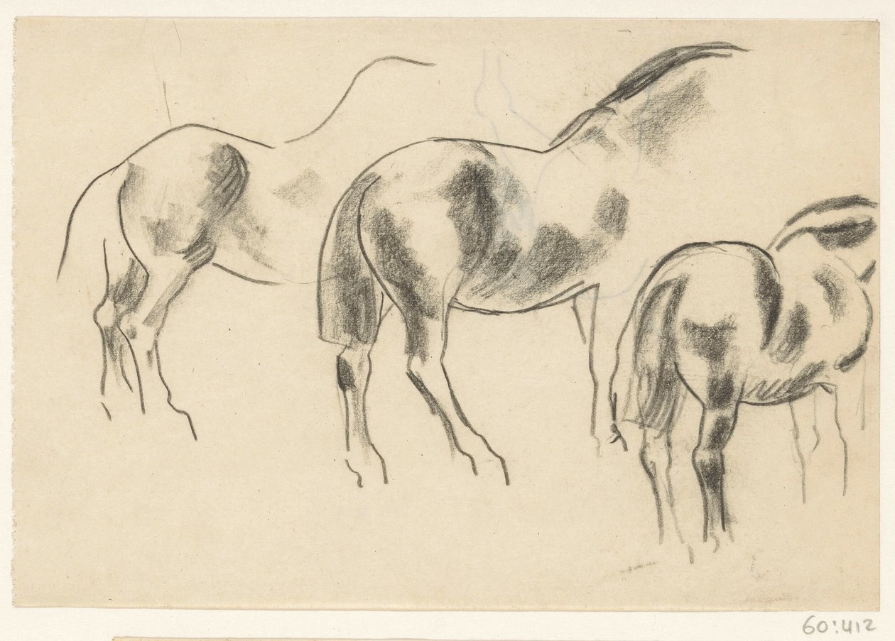 Három ló alkotó: Leo Gestel