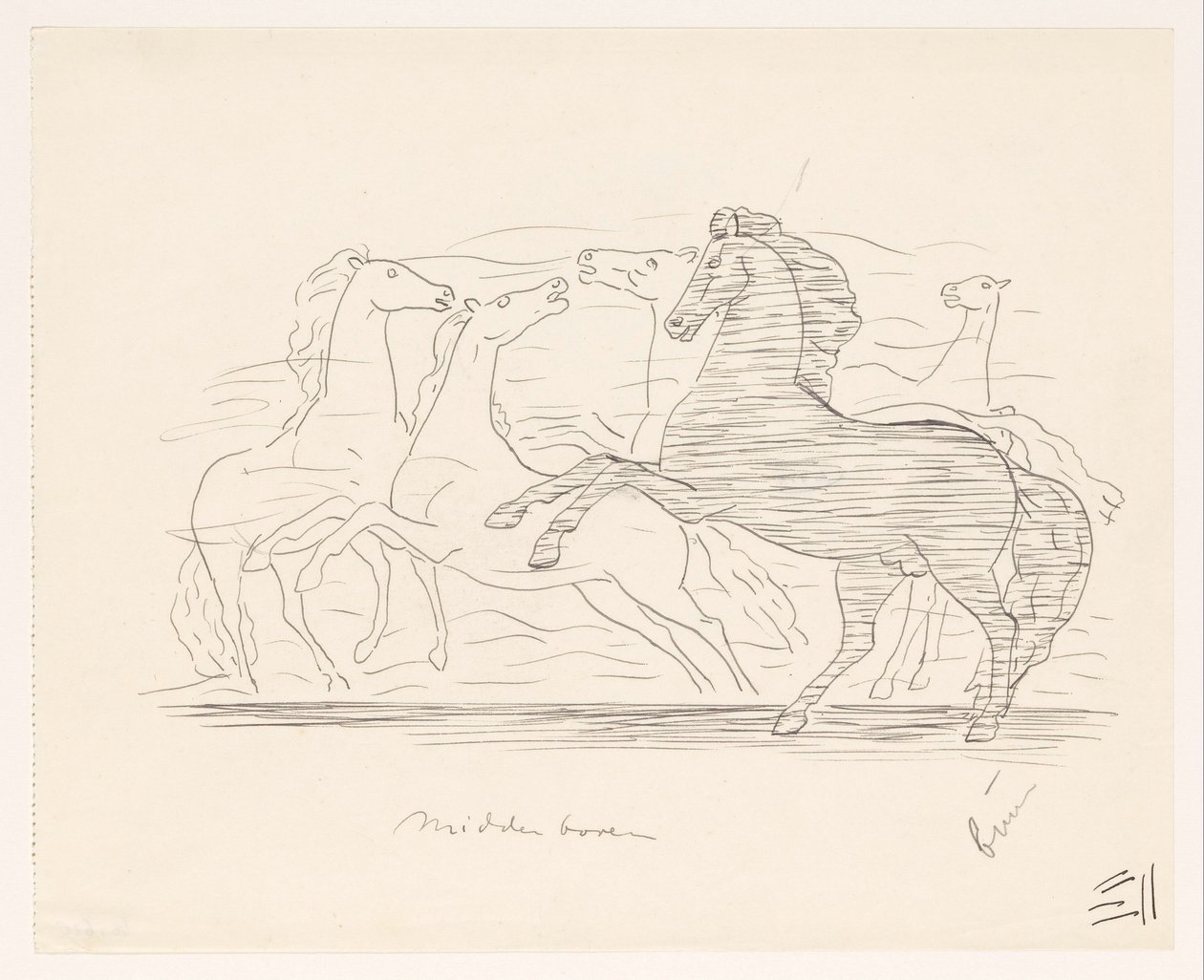 Lócsorda alkotó: Leo Gestel