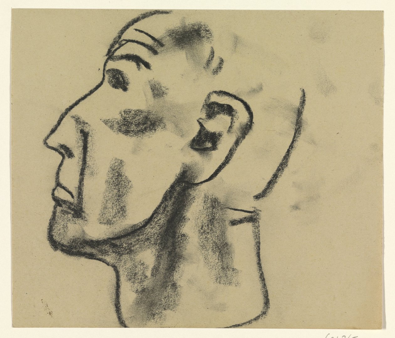 férfi fej alkotó: Leo Gestel