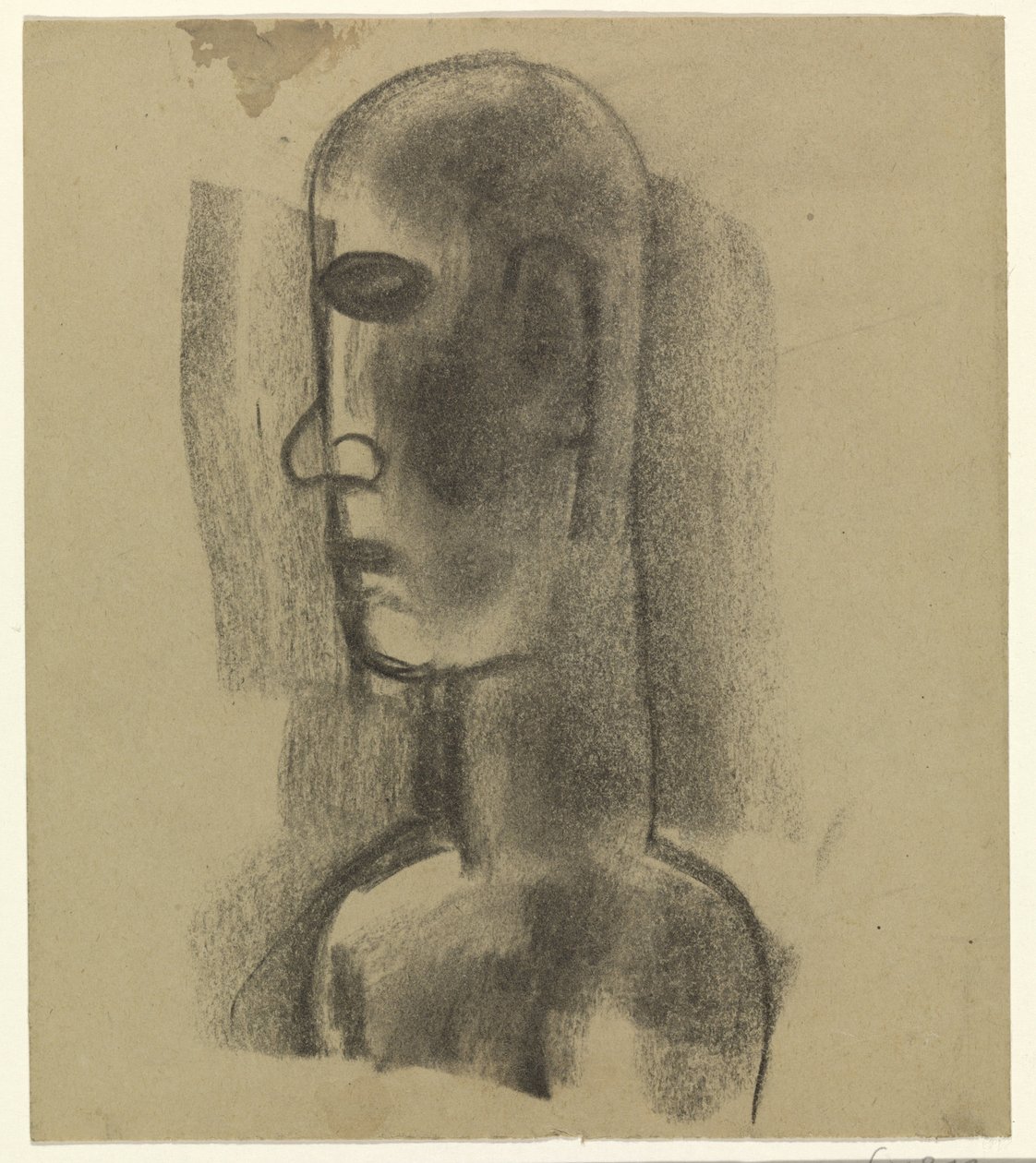 férfi fej alkotó: Leo Gestel