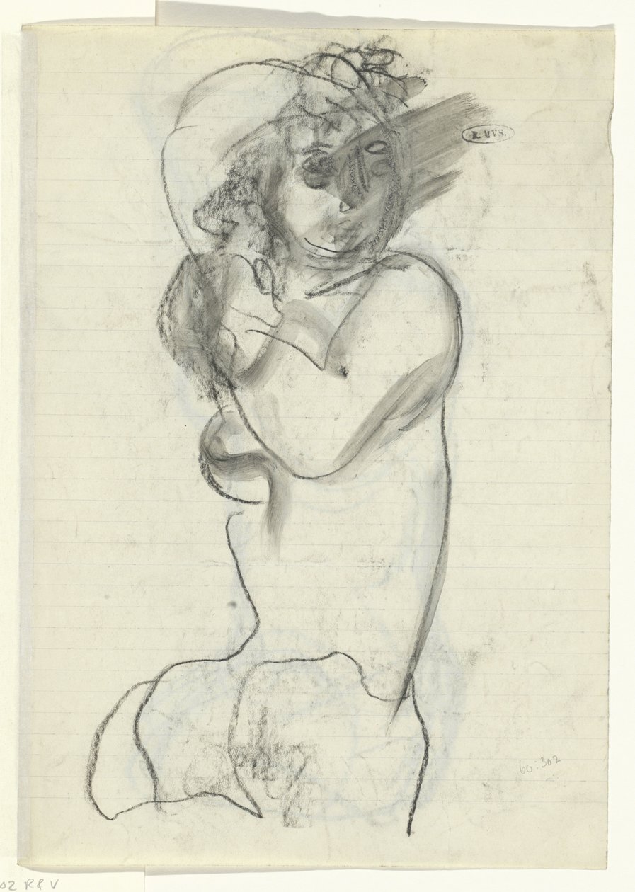 meztelen nő alkotó: Leo Gestel