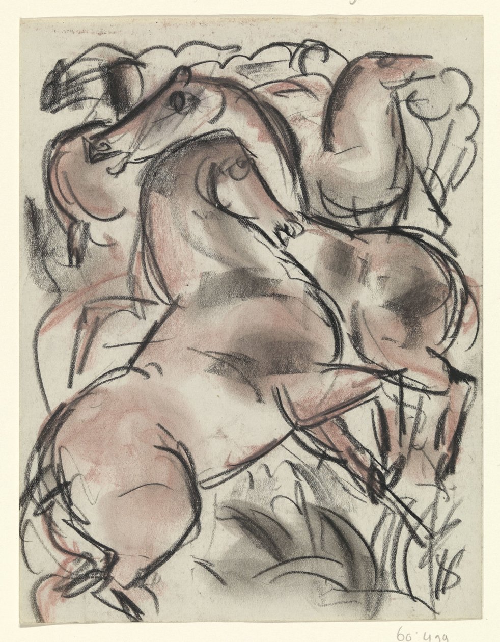 Lovak a természetben alkotó: Leo Gestel