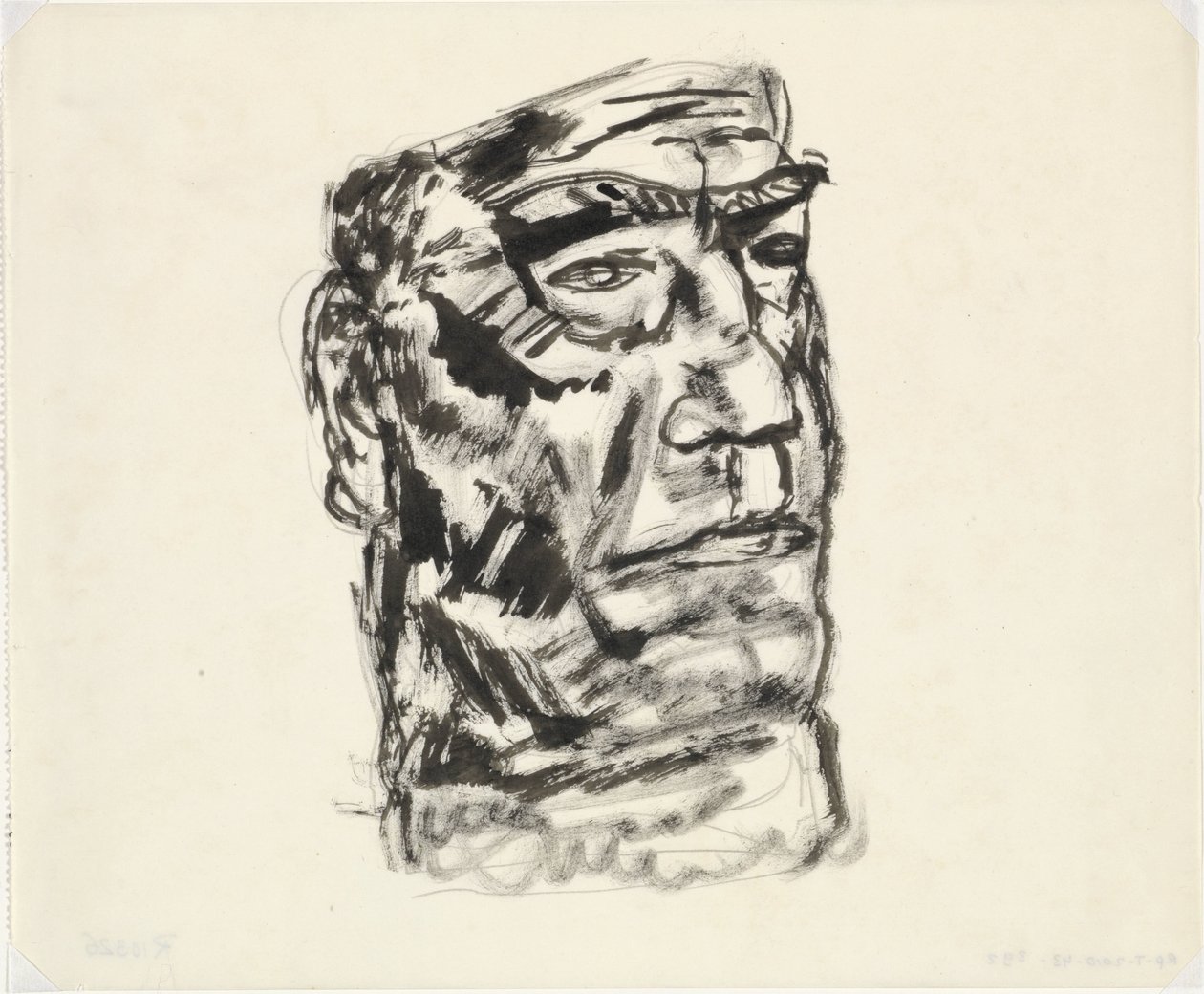 Férfi portréja Cím nélkül alkotó: Leo Gestel