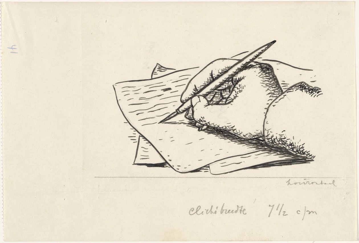 Író kéz alkotó: Leo Gestel