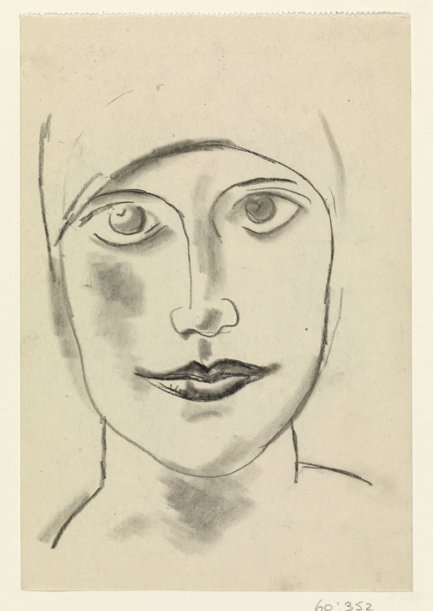 női fej alkotó: Leo Gestel