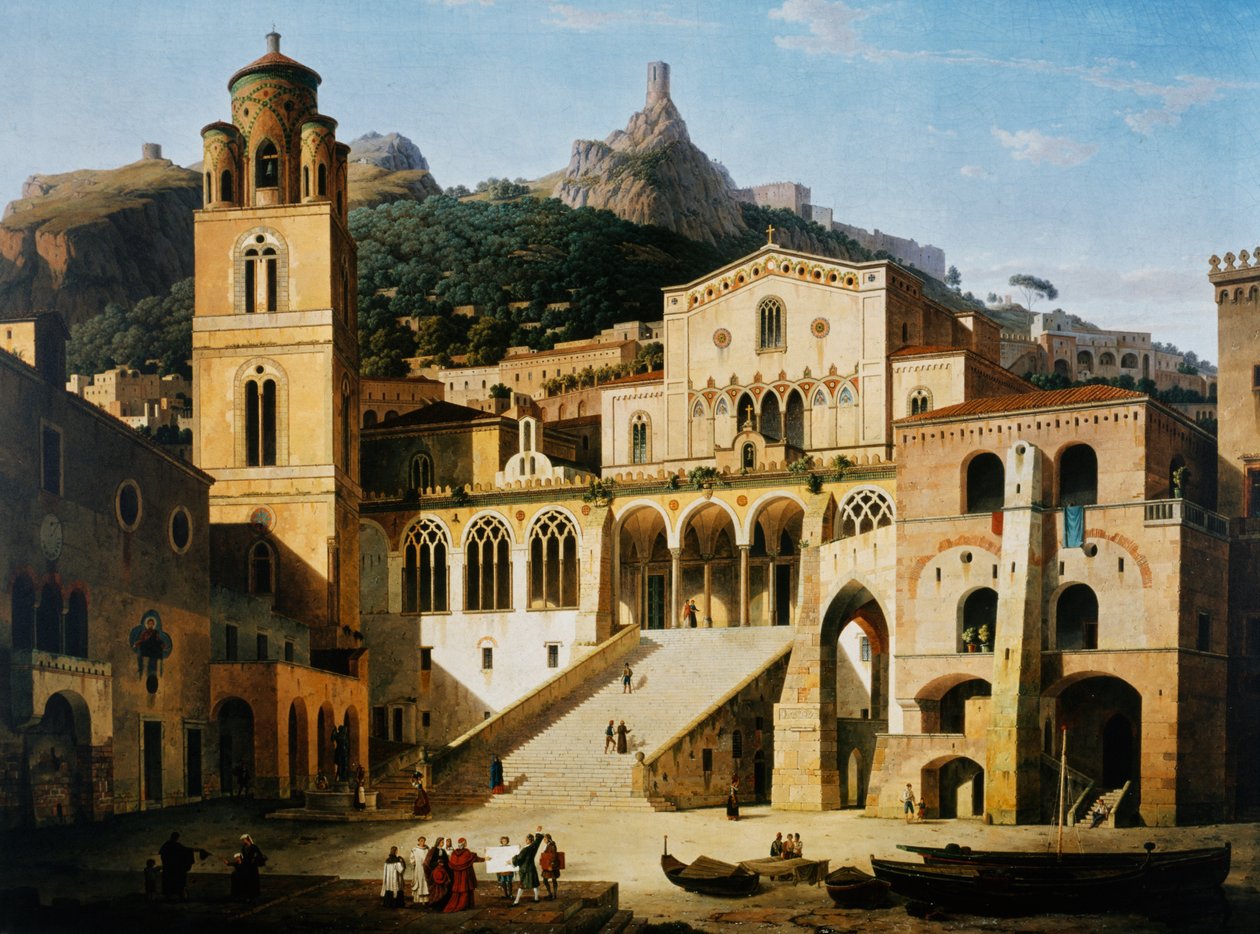 Az Amalfi-székesegyház előtti tér alkotó: Leo von Klenze