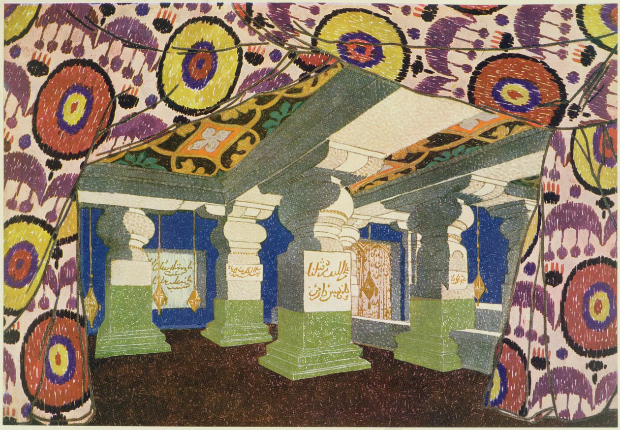 Keleti táj design alkotó: Leon Bakst