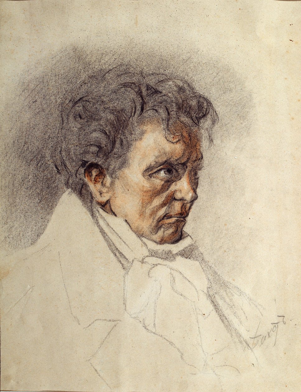 Ludwig van Beethoven portréja alkotó: Leon Bakst