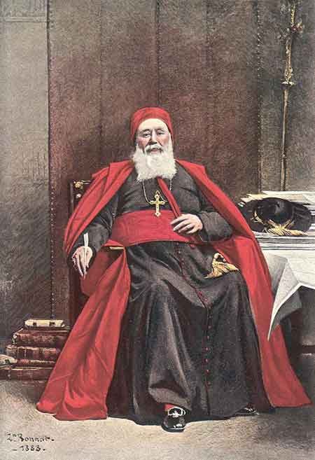 Charles Lavigerie bíboros, Archeveque dAlger 1825-1892n alkotó: Leon Joseph Florentin Bonnat