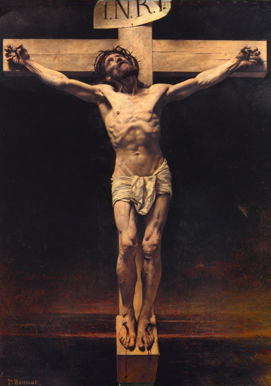 Krisztus a kereszten alkotó: Leon Joseph Florentin Bonnat