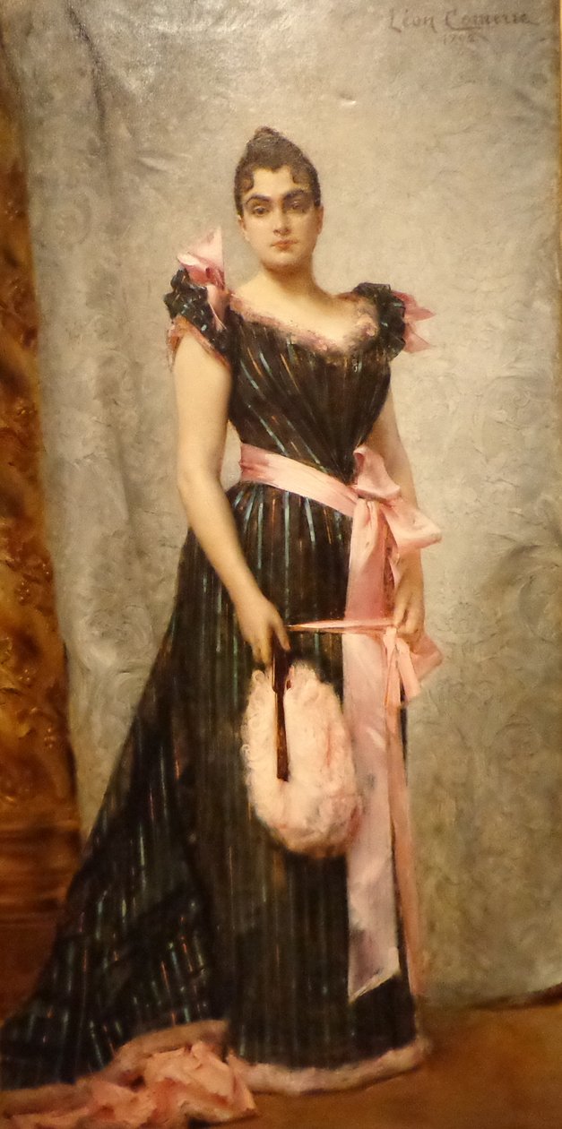 A művész feleség portréja alkotó: Leon Francois Comerre