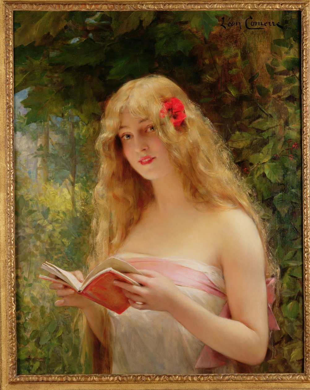 La Belle Liseuse (A gyönyörű olvasó) alkotó: Leon Francois Comerre