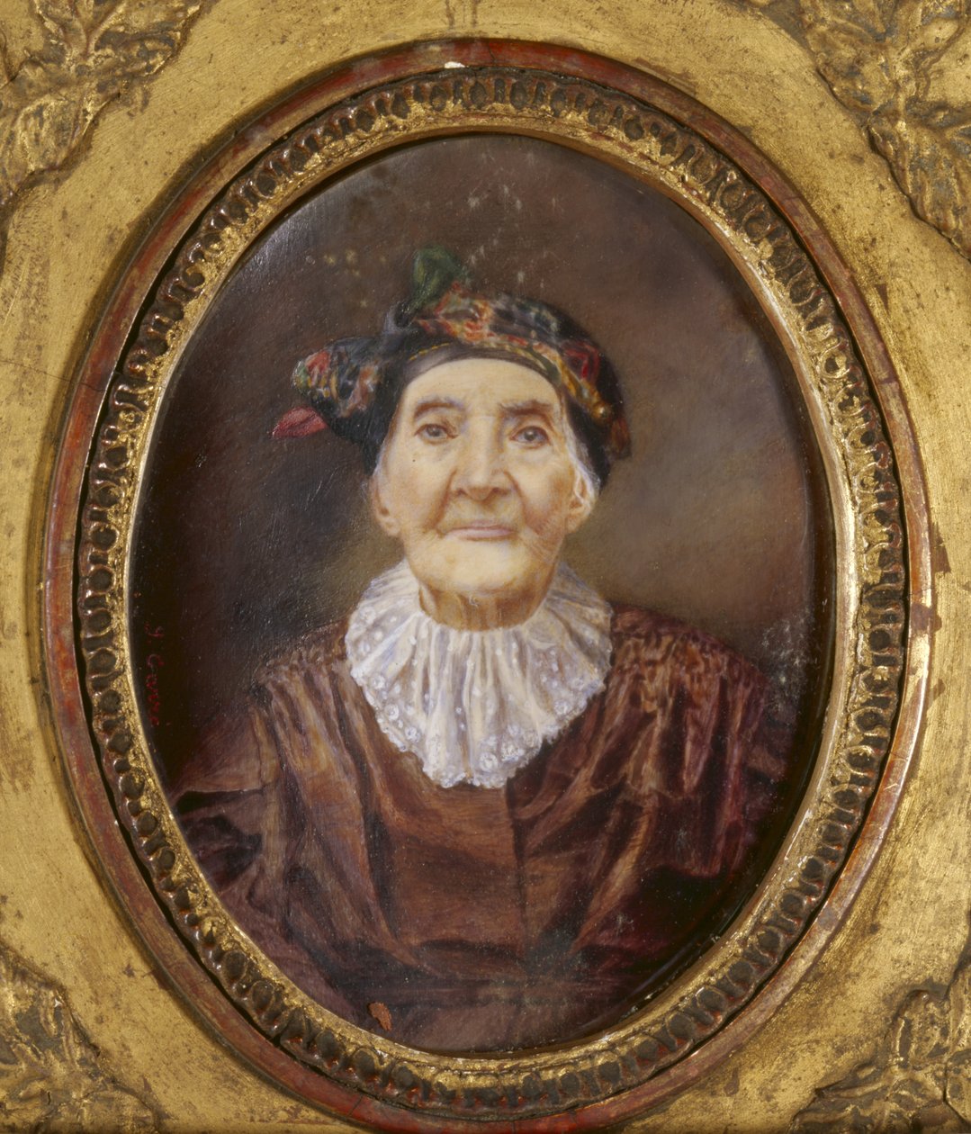 Vacaresco asszony portréja alkotó: Leon Georges Carre