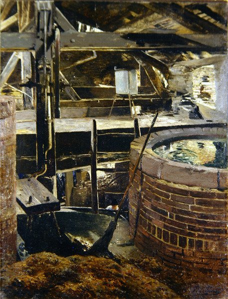 A régi sörfőzde, 1895 alkotó: Leon Henri Marie Frederic