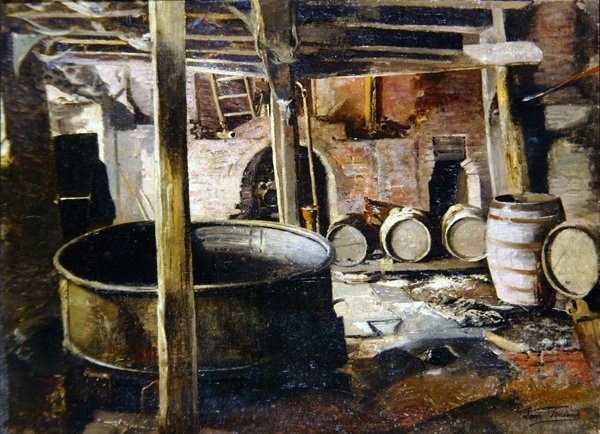 A régi sörfőzde, 1895 alkotó: Leon Henri Marie Frederic