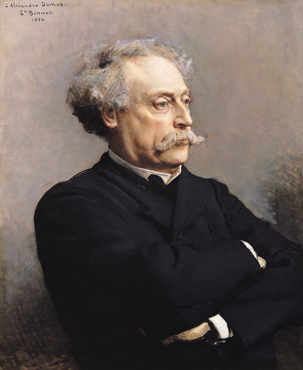 Alexandre Dumas Fils (1824-95) 1886 alkotó: Leon Joseph Florentin Bonnat