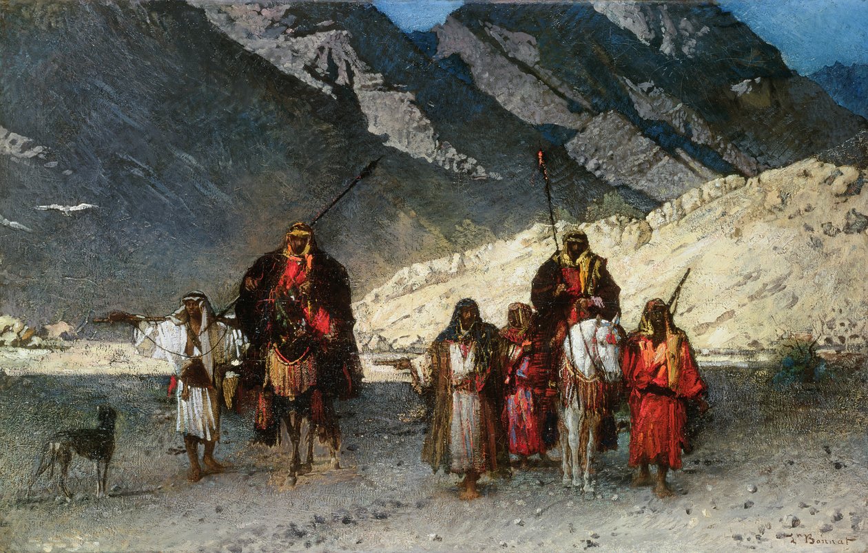 A hegyekben, 1870-es évek alkotó: Leon Joseph Florentin Bonnat