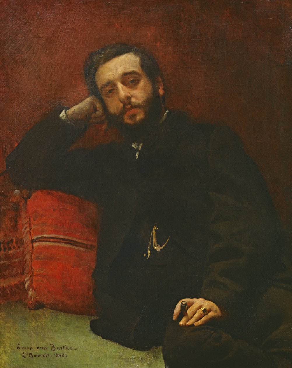 Adrien Barthe portréja, 1866 alkotó: Leon Joseph Florentin Bonnat
