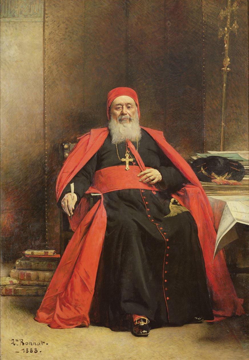 Charles Lavigerie (1825-92) portréja, 1888 alkotó: Leon Joseph Florentin Bonnat
