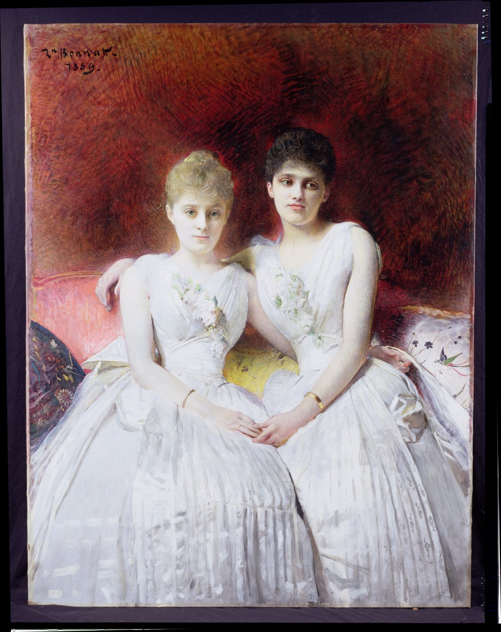 Marthe és Terese Galoppe portréja, 1889 alkotó: Leon Joseph Florentin Bonnat
