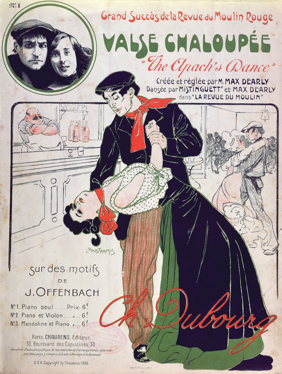 Az 1908-as párizsi Revue du Moulinban előadott 