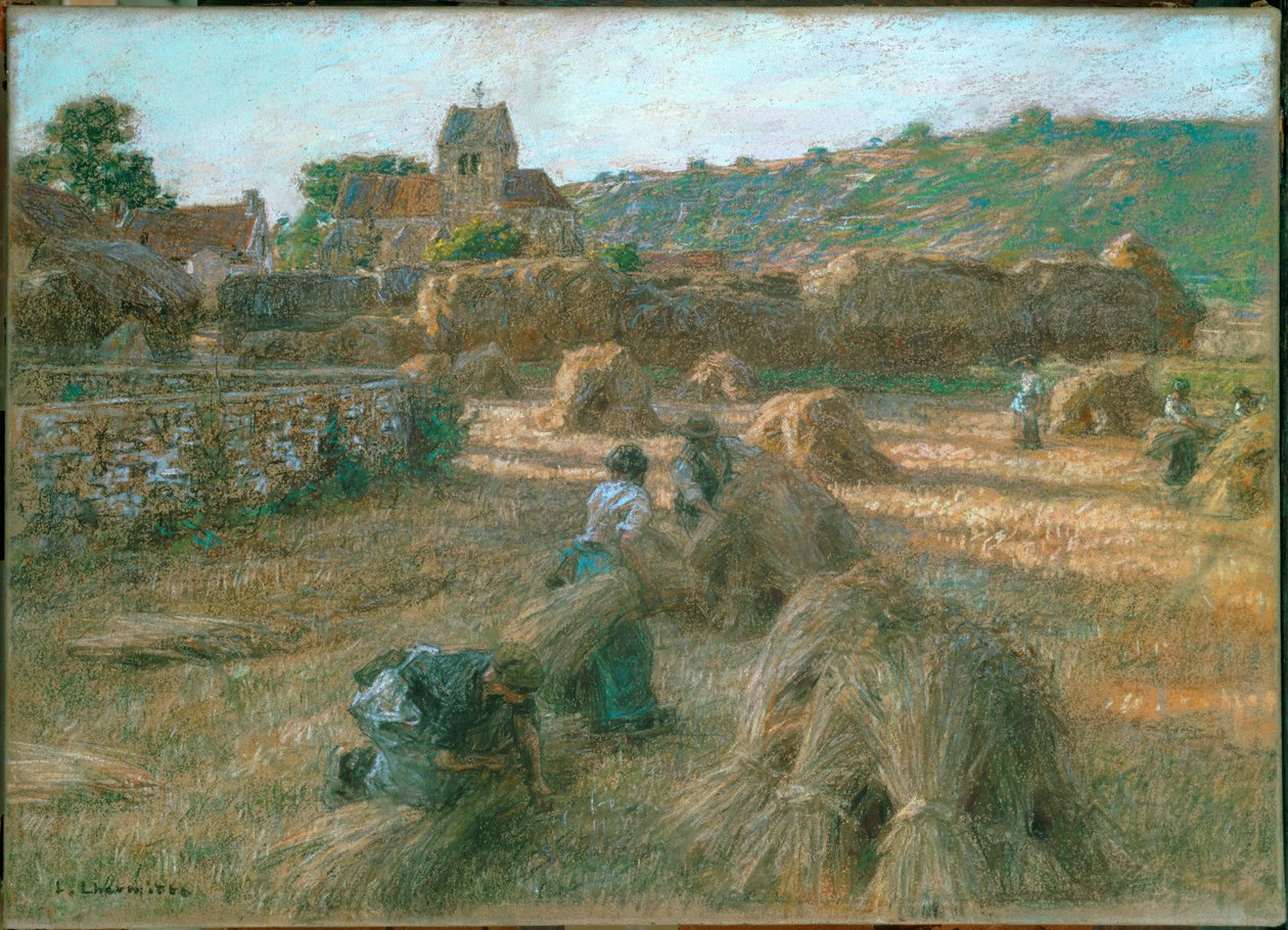 Kötés kötőszálak alkotó: Leon Augustin Lhermitte