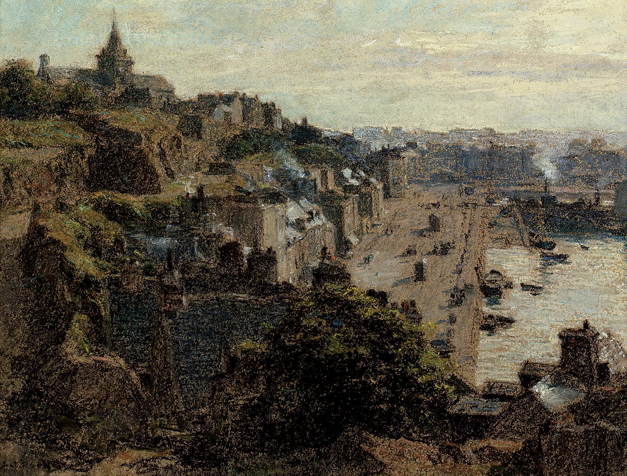 Granville, Reggel, 1892 alkotó: Leon Augustin Lhermitte
