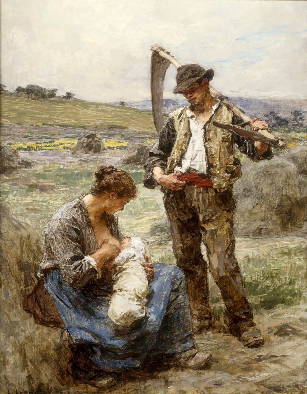Anyaság alkotó: Leon Augustin Lhermitte