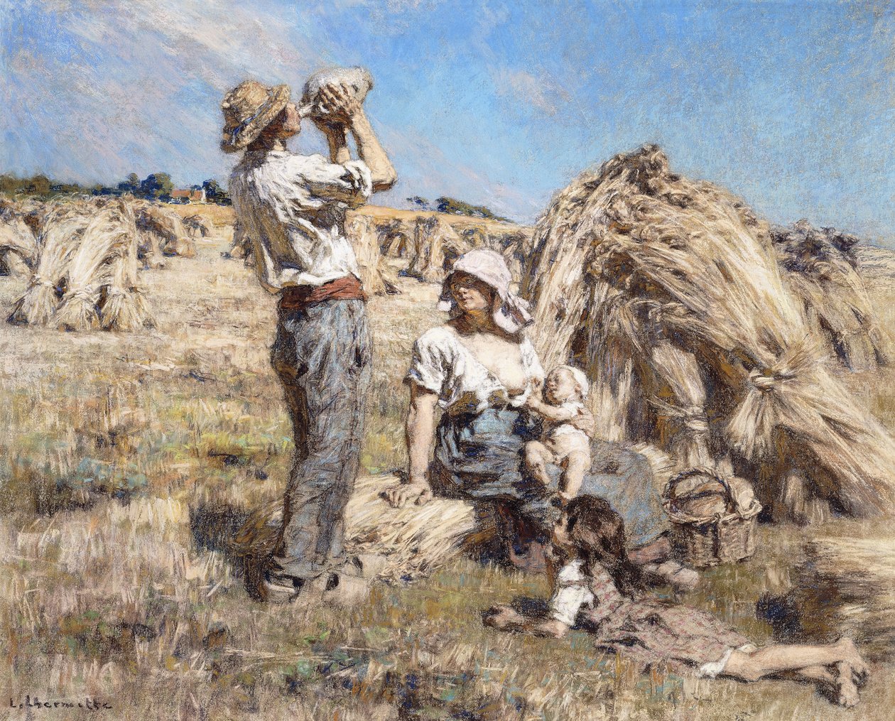Anyaság, alkotó: Leon Augustin Lhermitte