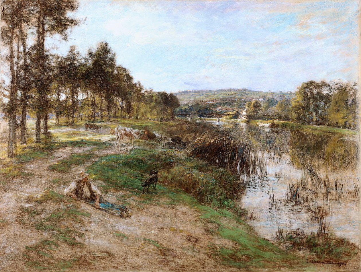 A Marne partján, 1904 alkotó: Leon Augustin Lhermitte
