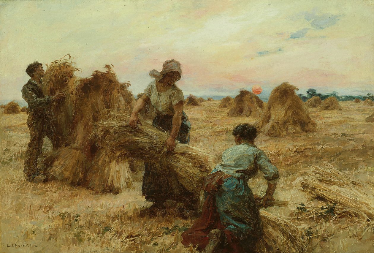 A Harvesterek alkotó: Leon Augustin Lhermitte