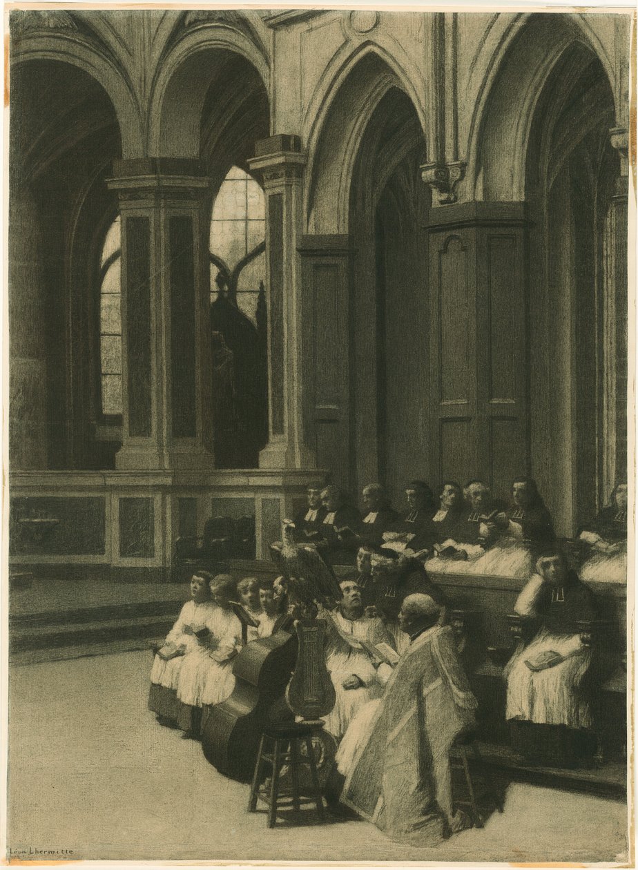 A szónoki emelvény alkotó: Leon Augustin Lhermitte
